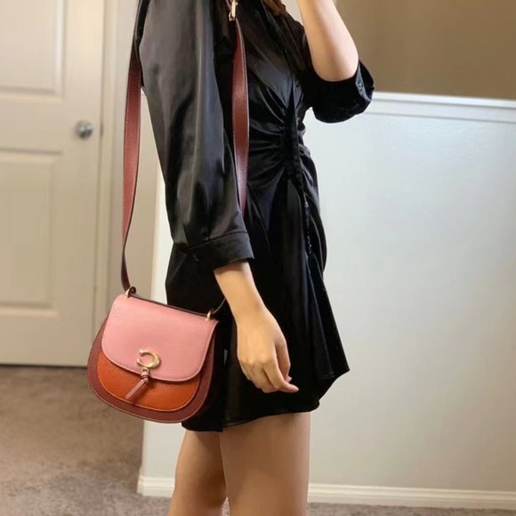 coach REMI SADDLE BAG IN COLORBLOCK (COACH 1330) - Picture 8 of 12